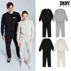 [DKNY GOLF] 24SS 로고 맨투맨 셋업 남녀 4종세트 택1