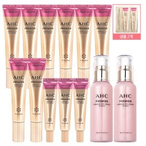 [ 홈쇼핑 동일구성] AHC 아이크림 시즌 12 프리미어 앰플인 40ml 8개+12ml 3개+샘플2+퍼밍미스트