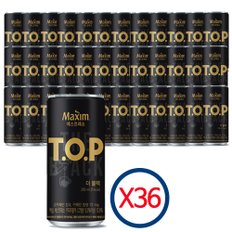 맥심 티오피 TOP 더블랙 200ml 36개 /커피음료