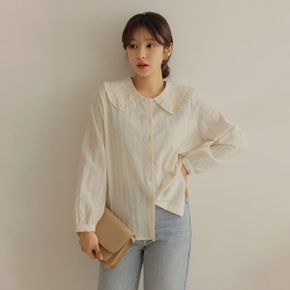 터원 내추럴 러플 카라 블라우스_P420051716
