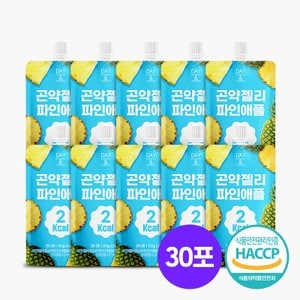 참앤들황토농원 데이앤 곤약젤리 파인애플 150ml x 30팩 (벌크)