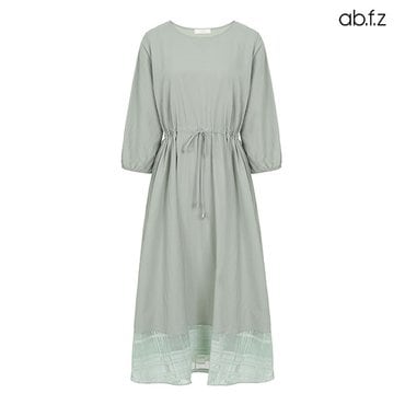 ab.f.z 레이스 배색 나일론 원피스 (AFX5GO33A)