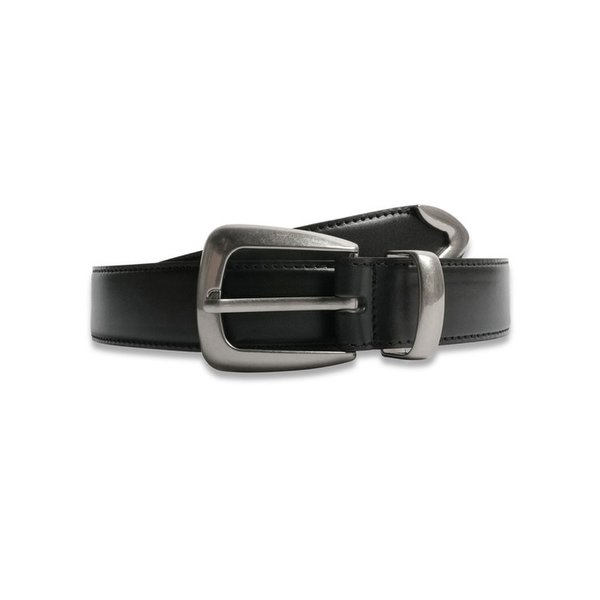 Volume Western Belt in Black