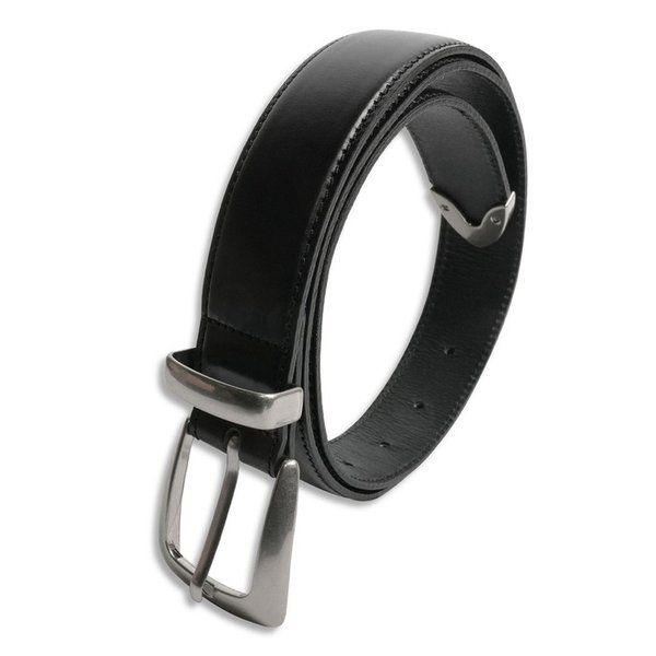 Volume Western Belt in Black