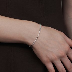[윤은혜,이제훈,유아,프미나 박지원,허성범,강소라 착용][sv925] cutting silver beads bracelet