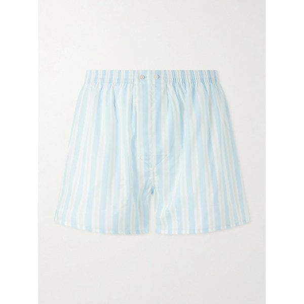 데렉 로즈 아말피 22 스트라이프 코튼 박서 쇼츠 46376663163059597