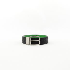 인트레치아토 리버서블 양면 벨트 BLACK GREEN 652944VCP