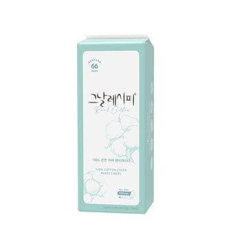  그날레시피 순면 팬티라이너 일반 66매