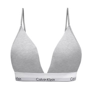 Calvin Klein 캘빈클라인 언더웨어 CK 여성 모던 코튼 트라이앵글 브라렛 속옷 그레이 QF5650-020