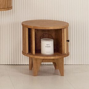 고무나무 원목 템바보드 낮은 협탁 사이드테이블 슬라이딩 수납형 화장대 의자