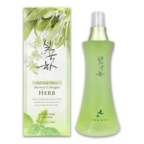 설국화 향기 샤워코롱 O 시원한 허브향 150ml