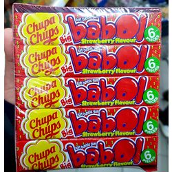 추파춥스 빅 바볼 버블껌 Chupa Chups 딸기 맛 한박스 (20개입) - SSG.COM