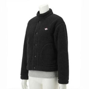 DOUBLE FACE BOA STAND COLLAR CARDIGAN DTA0699WNN BLACK 더블 페이스 보아