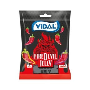 [VIDAL] 스페인 비달 파이어 데블젤리 매운맛 젤리80g x 6봉