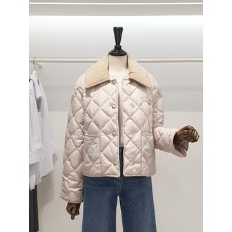 ZOOC [파주점] 쥬크 주크 골덴카라 구스다운 경량 패딩점퍼 V254PSG932