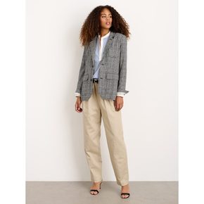 Cecilie Blazer In Glen Plaid Grey Multi (VV3Y11AW14)