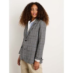 Cecilie Blazer In Glen Plaid Grey Multi (VV3Y11AW14)