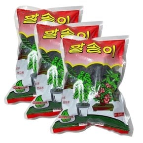 퇴비 유박500g3개 웃거름 식물영양제 알송이 비료 (WED7781)