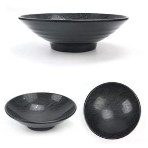 블랙 편리한 멜라민 중화요리 중식 짜장기 짜장 면기 짜장면 그릇 25호 지름 24.5cm