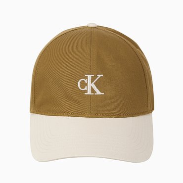 Calvin Klein Jeans ACC 공용 CKJ 스몰 모노그램 컬러 블락 엠브로이더리 볼캡(4G5000G-V91)