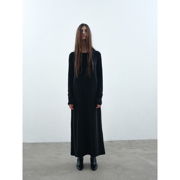 JERSEY MAXI DRESS IN BLACK