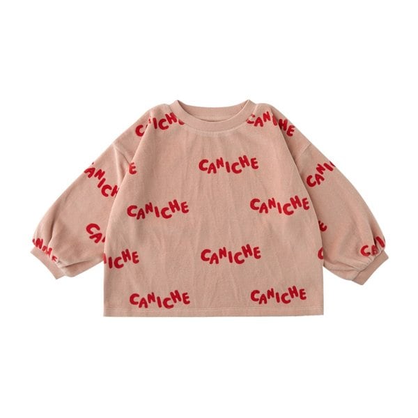 [여주점] 데님인더박스  -  레터링벨로아티셔츠  74C2133002