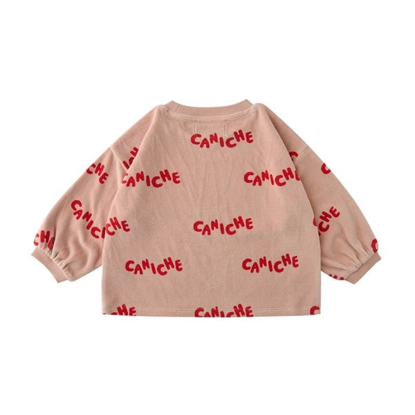 [여주점] 데님인더박스  -  레터링벨로아티셔츠  74C2133002