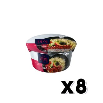  더미식 비빔면 큰컵 컵라면 130g x 8개