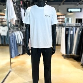 남성 나일론스판 테이퍼드핏 치노 밴딩팬츠_DG