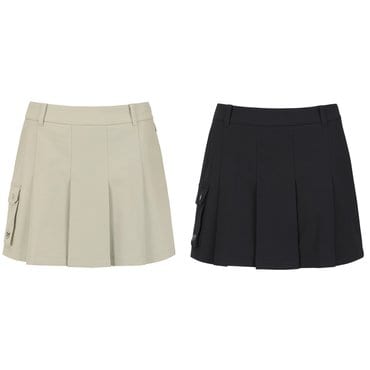 마스터바니 25S/S (421E1PS204) 25S/S 여성 로고밴딩 플리츠 큐롯 팬츠