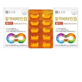 종근당 활력비타민B 800mg x 60정 1+1