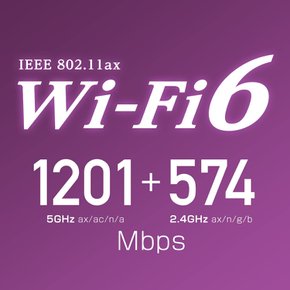 WiFi LAN Wi-Fi6 AX1800 1201+574Mbps IPv6 iPhoneAndroid  PS5  Nintendo Switch 아이오 데이터