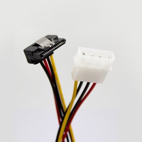 IDE-SATA 전원 ㄱ자 연장 케이블 15CM HT-I14 HT-I14 HDTOP HDTOP IDE-SATA 전원 ㄱ자 연장 케이블 15