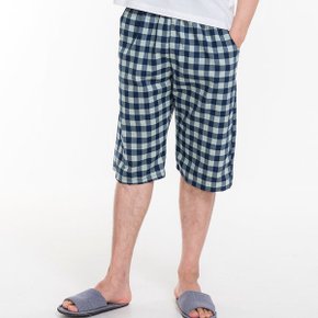 국산 선염체크 남성 잠옷 반바지(L~XL) 파자마 반바지 남성 선염체크 잠옷 반바지(L~XL)