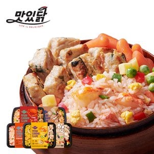 맛있닭 닭가슴살 도시락 혼합구성 7팩 (게살2,연근우엉2,카레1,새우1,양송이1)