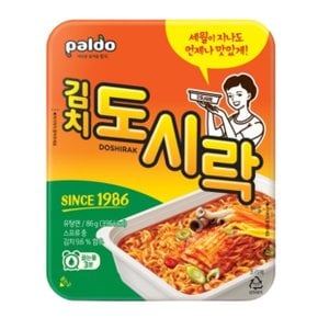 팔도 김치 도시락 컵라면 86g x 12개