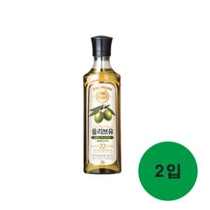  사조해표 올리브유 500ml 2개