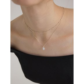 Melting Oval Necklace