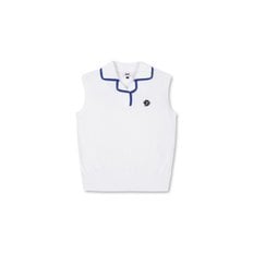 왁[WAAC]골프 (WWWAM24321WHX)여성 Lemon Dots Knit Vest
