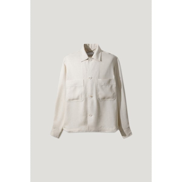 [여주점] [이로] 남성 LINEN LIKE 세미오버 셔켓 IQJAA24702IVX