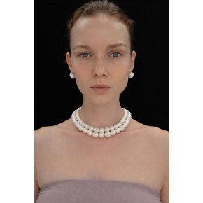 Luna Pearl Duo Necklace