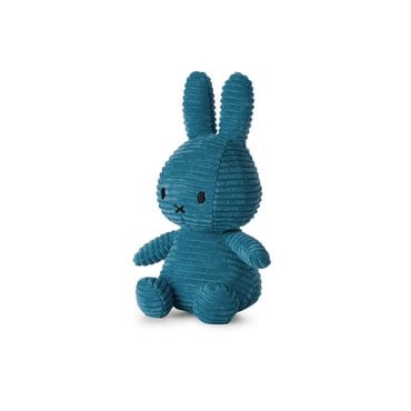 아이큐박스 미피인형 Miffy Sitting Corduroy Aviator Blue - 23cm