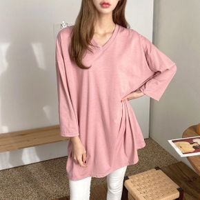 빅사이즈 609 그레이스V루즈긴팔티 DNOC513_P439703238