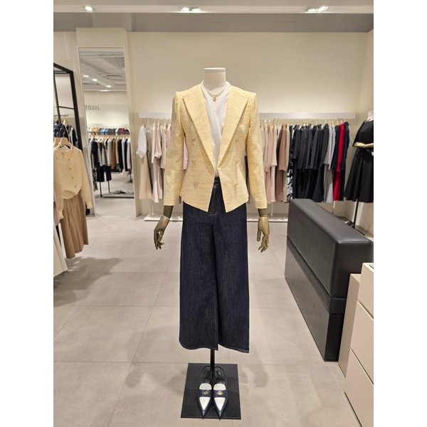 [파주점] 세트 트위드 자켓 + 블라우스 + 데님 팬츠 JR4A0JK319,JSRB0BL161,JS2B0SLD51
