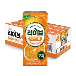 리이브제주감귤190ml 24개입 주스