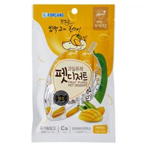 포켄스 과일퓨레 펫디저트 망고 15g 7개입 X ( 2세트 )