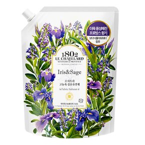 르샤트라 고농축 섬유유연제 보타닉캐슬 아이리스앤세이지 리필 1.5L
