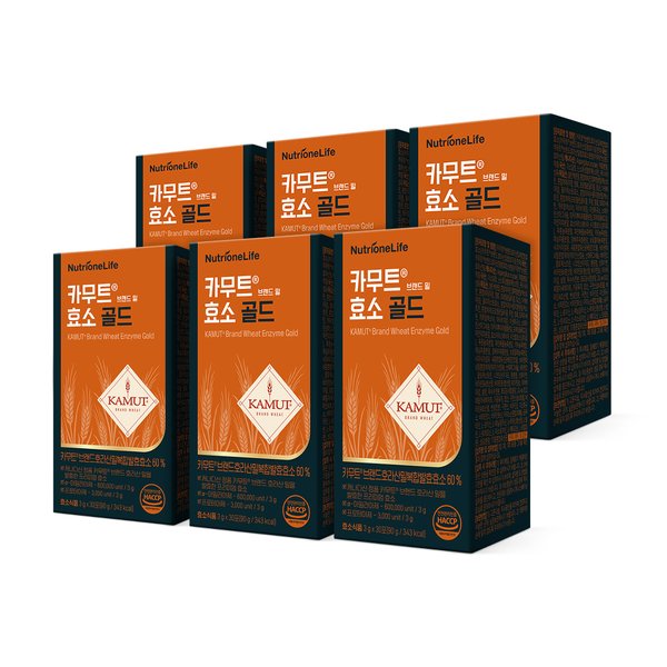 카무트 브랜드 밀 효소 골드 6박스 6개월분