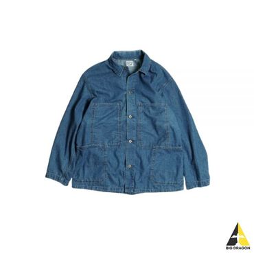  ORSLOW 24 UTILITY COVERALL (01-6120-95K DENIM USED) (유틸리티 커버올 데님 자켓)