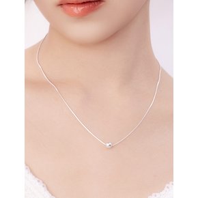 D.silver925 보울 스웨이드 목걸이
